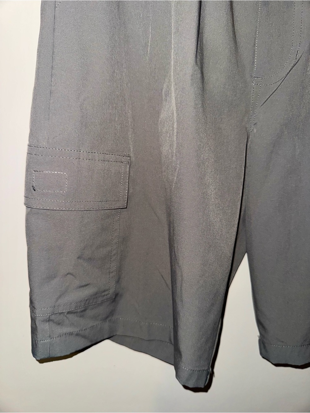 Weatherproof Vintage Youth Gray Cargo Drawstring Shorts Size XL - Picture 4 of 4